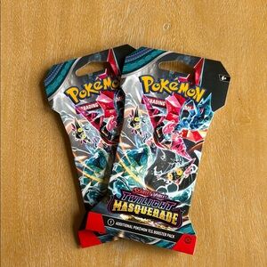 NEW Pokemon Twilight Masquerade TCG Booster Pack - Set of 2